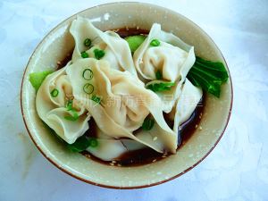 仿真食品 红油抄手