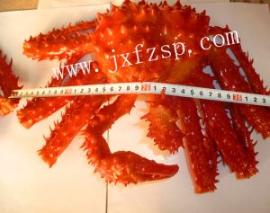树脂工艺品阿拉斯加帝王蟹模型，超大帝王蟹模