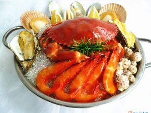 海鲜火锅模型