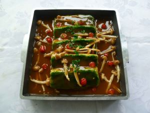 铁板豆付仿真食物