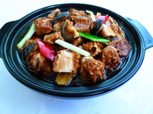 食品模型 排骨煲