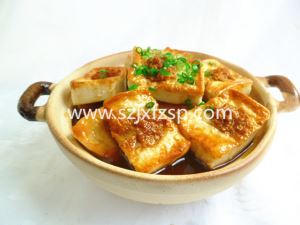 酿豆腐仿真菜模型