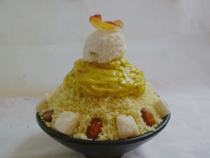 仿真食品模型 红薯芝士雪冰甜品食品模型 仿真食品模型 红薯芝士雪冰甜品食品模型
