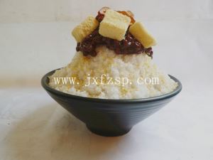 仿真甜品模型 红豆年糕雪冰甜品模型