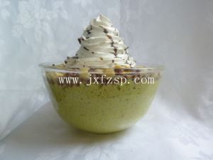 甜品食品模型：绿茶刨冰甜品食品模型，超大份