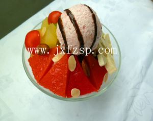 香港仿真矩品模型：鲜水果冰激凌模型