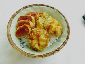 香姑天妇罗饭模型