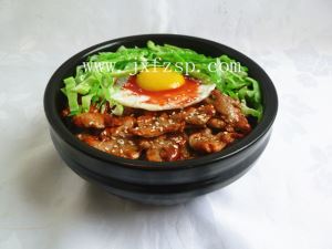 仿真食品模型 烤内拌饭仿真食品模型