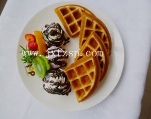 台湾仿真食品模型：松饼冰激凌模型