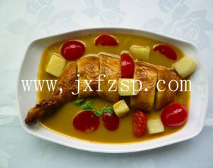 韩国料理仿真模型：加哩鸡腿
