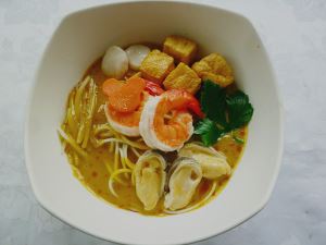 仿真食物 海鲜面