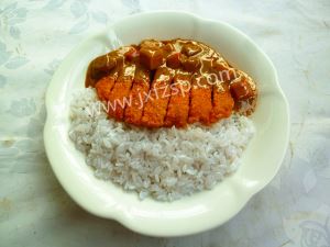 菜模 咖哩猪排盖饭