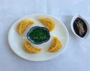 仿真食品划型 黄豆皮饺子