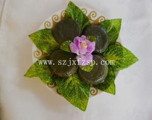 仿真食物： 仿真艾饼模型，农家特色小吃模型