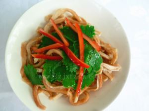 小吃食品模型 风味特色小吃香辣脆肚丝