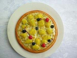 样品菜 芒果批萨样品菜