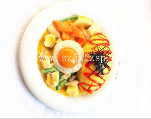 香港仿真菜 亲子烧蛋包饭仿真菜