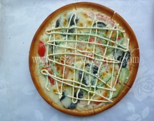 菜模：鲜木耳批萨菜模