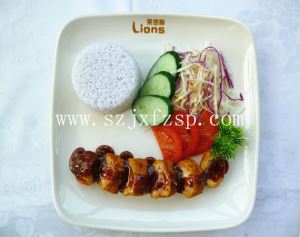 仿真模型：韩式猪排饭仿真模型