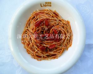 西餐食品模型：玫瑰番茄意面食品模型