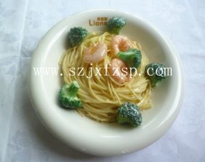 食品模型：蒜香奶油意面食品模型