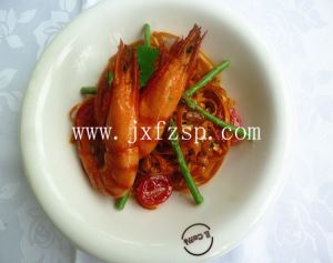 仿真食物：國王蝦義面仿真食物