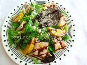 食品模型 鸡肉疏菜沙拉食品模型