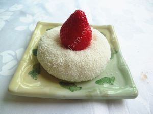 仿真食物 草莓麻糬