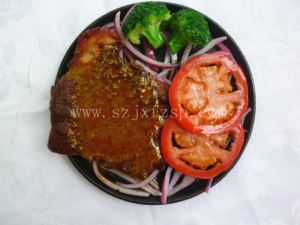 食品模型 黑椒铁板牛扒