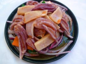 食品模型 铁板鱿鱼食品模型