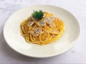 食品模型 蘑菇意面食品模型