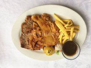 仿真食物 黑椒鸡扒仿真食物