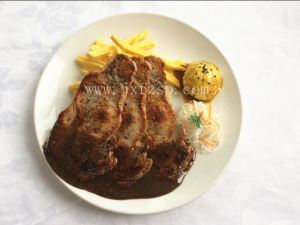 仿真食品 黑椒牛里脊仿真食品