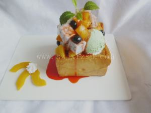 韩国菜模 热带风情吐司菜模