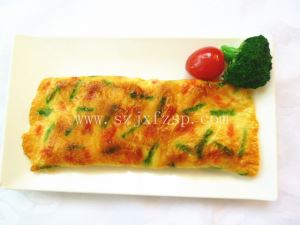 新国坡仿真菜 蔬菜煎蛋仿真菜