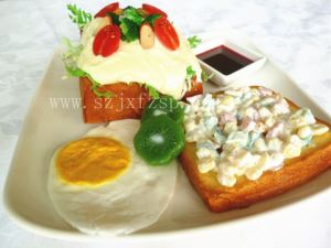 菜模 土豆泥沙拉土司