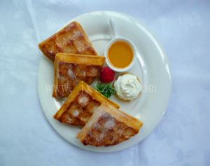 仿真食物：密汁华夫饼仿真食物