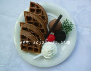 菜模：巧克力华夫饼菜模