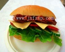 西餐食品型型：火腿三明治模型