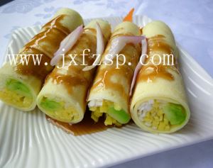 泰国菜模：芝士春卷食品模型，具有泰国菜特有