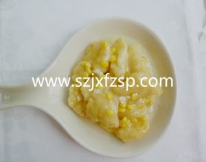 仿真食品模型：酥炸鱼柳奶油玉米酱模型