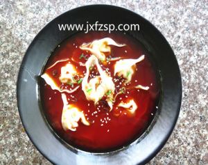 海鲜样品菜：红油小抄手样品菜