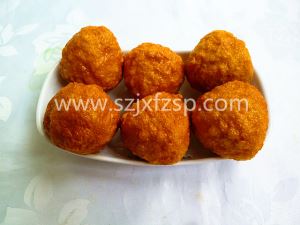 仿真菜 炸鲮鱼头丸