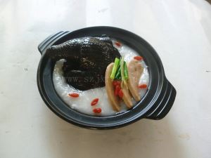 仿真食物 杞子豬潤竹絲雞粥 仿真食物 杞子豬潤竹絲雞粥
