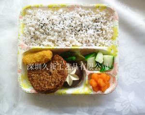 食品模型：精典汉保扒便当食品模型