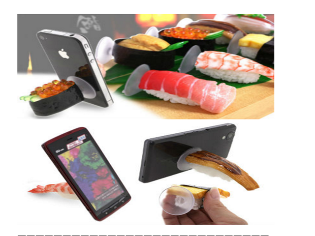 新款手机支架仿真寿司食品模型打样完成交货