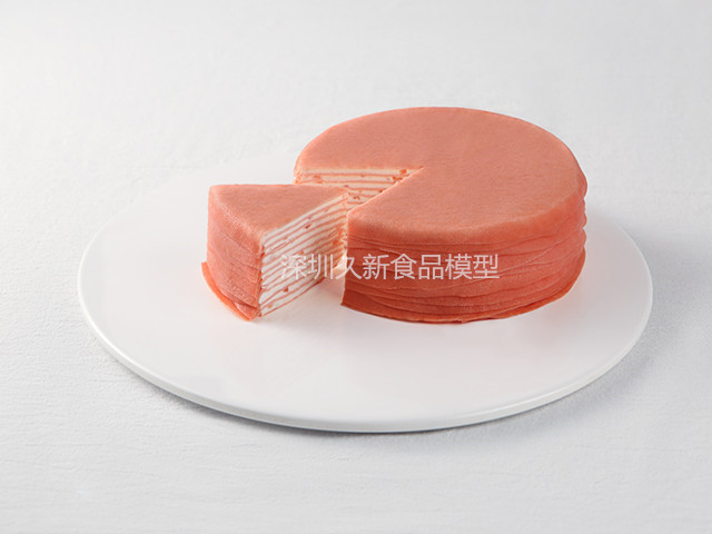 <b>仿真蛋糕食品模型 水蜜桃千层蛋糕模型</b>