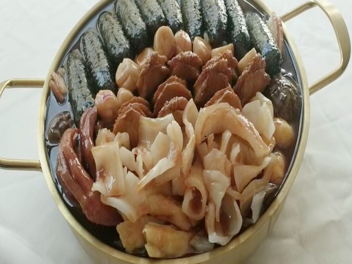 海鲜盆菜食品模型