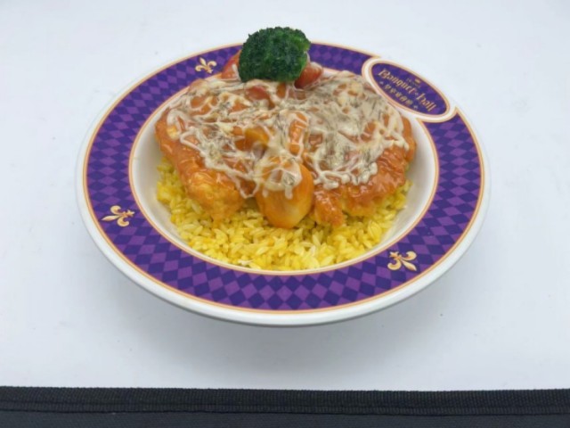 样品菜 焗豬扒飯套餐模型 样品菜 焗豬扒飯套餐模型