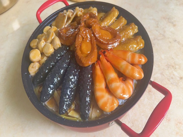 <b>食品模型 海参鲍鱼盆菜模型</b>